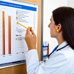 **Prompt:** A doctor in a clean, modern office, providing information to a patient about tinnitus and hearing health, using a chart showing preventative measures like earplugs and a healthy diet. The patient is attentive and engaged. Fully clothed, professional setting, appropriate content, safe for work, perfect anatomy, natural proportions, family-friendly.